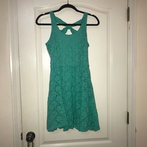 Mint Green Lace Dress